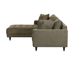 Milo Sofa - Vendbar Chaiselong 283 cm - Grønn