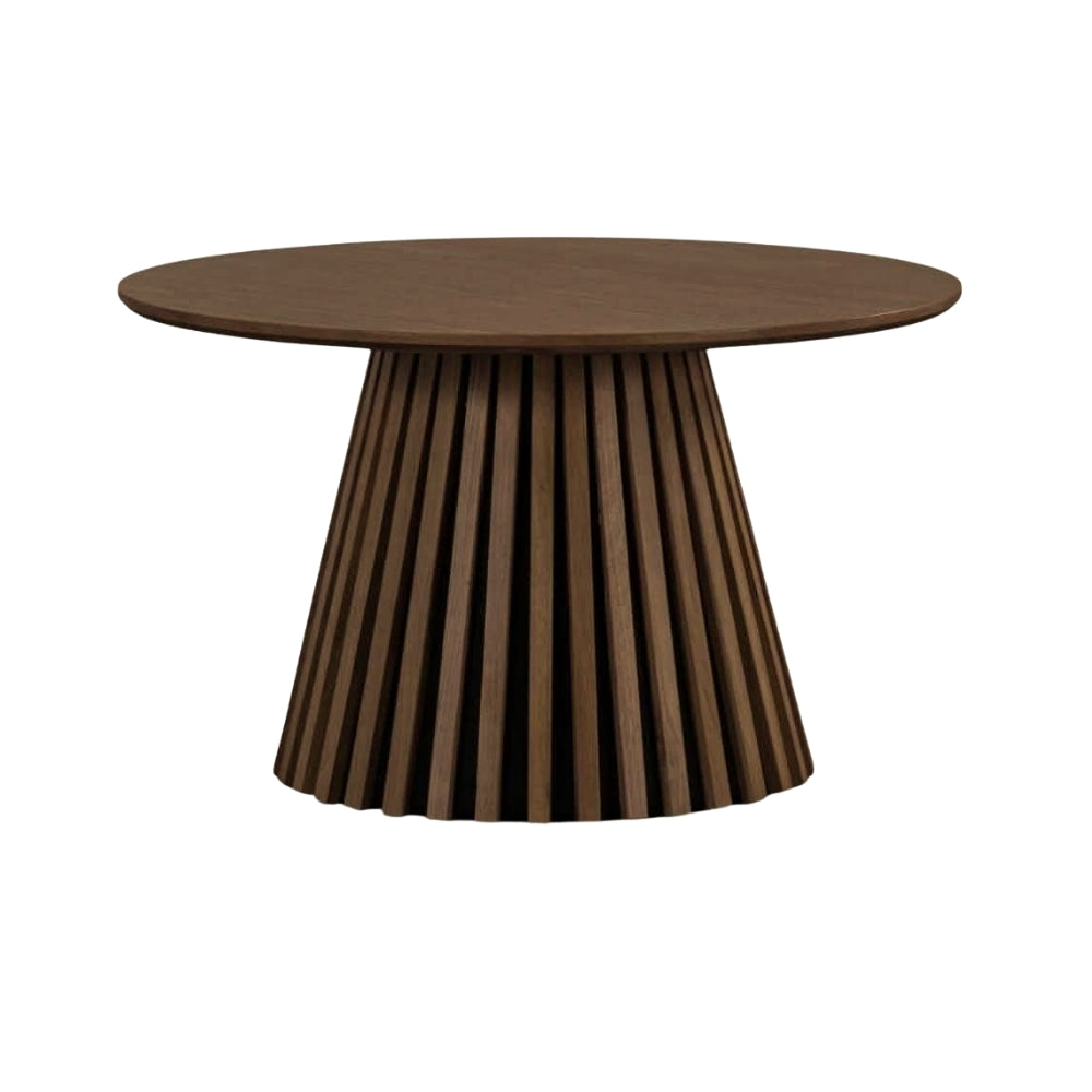 Måne Lamel Sofabord - Smoked Eik Ø78 cm
