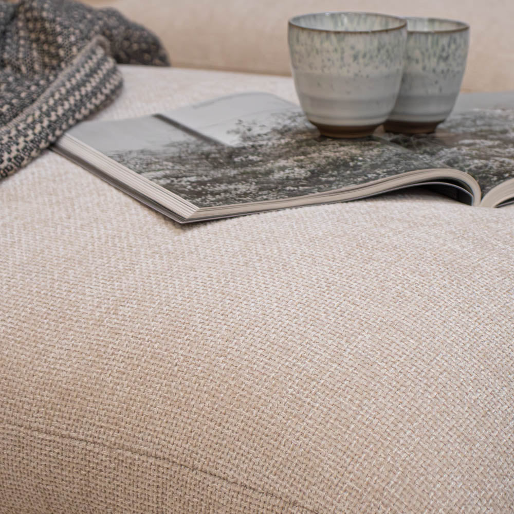 Alva Cloudsofa 2-pers. m. Puff - Beige