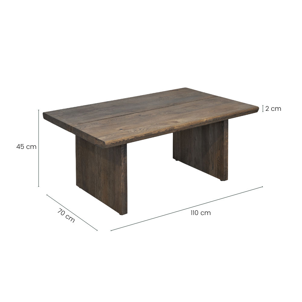 Arko Sofabord - 110 cm - Smoked Eik