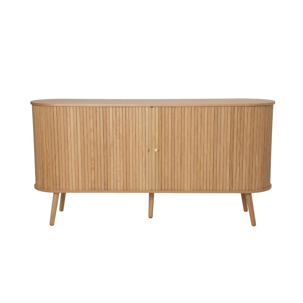 Asta Jalousieskap - Natur Eik - 160 cm