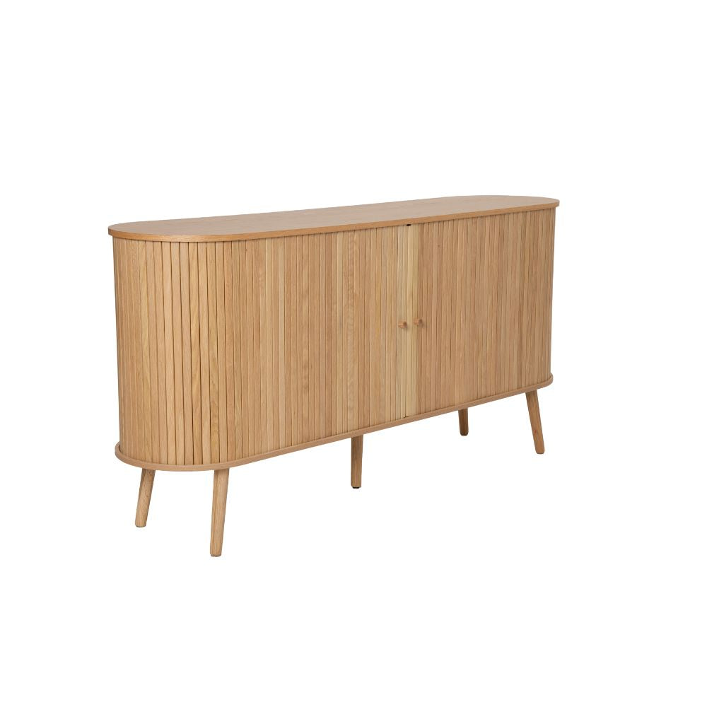 Asta Jalousieskap - Natur Eik - 160 cm