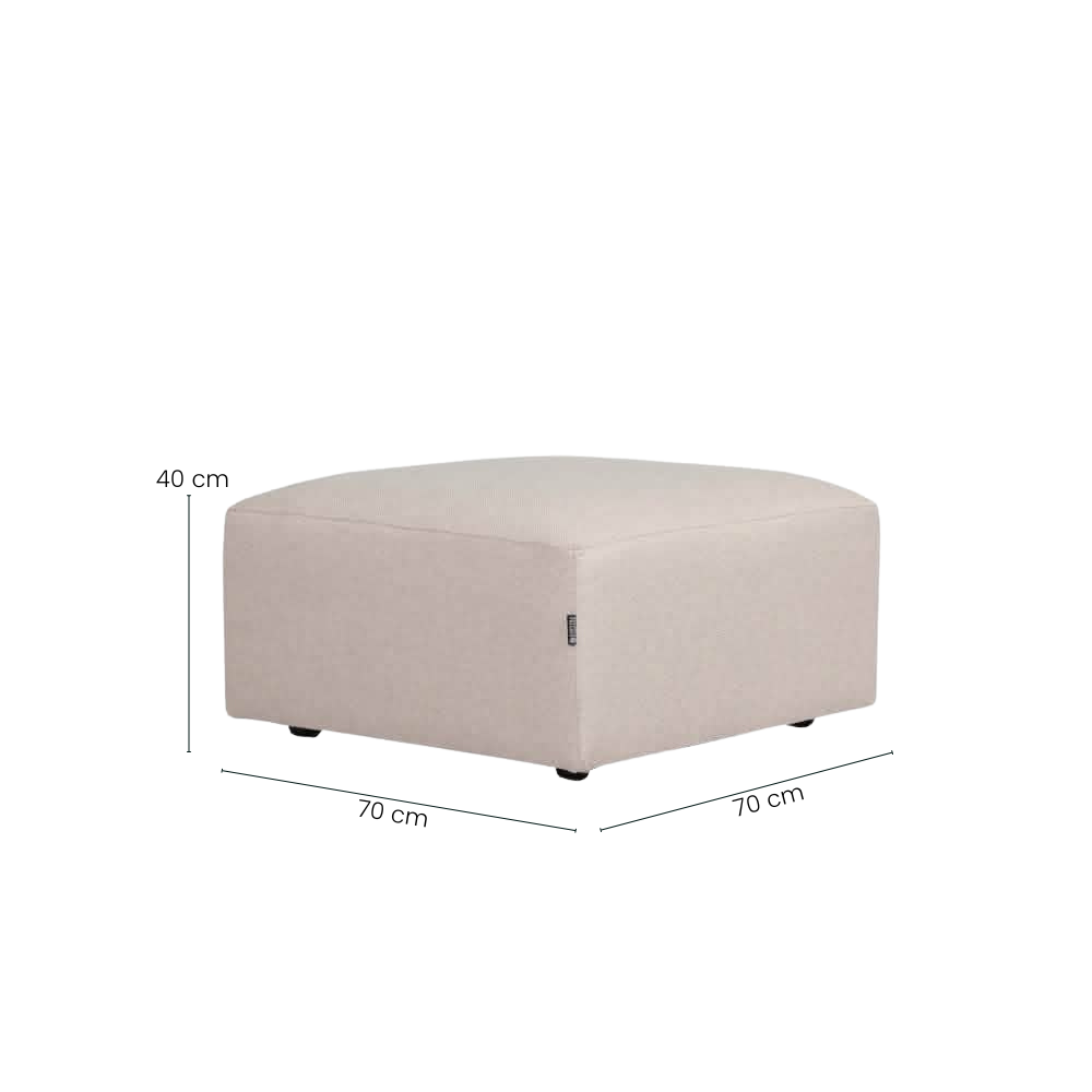 Balder Puffmodul - Beige Lumos