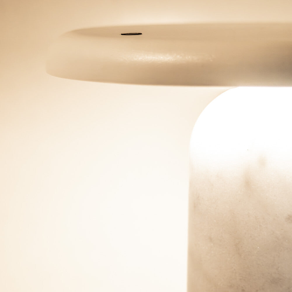 Bello Bordlampe - Hvid Marmor