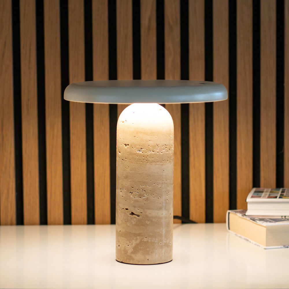 Bello Bordlampe - Beige Stein
