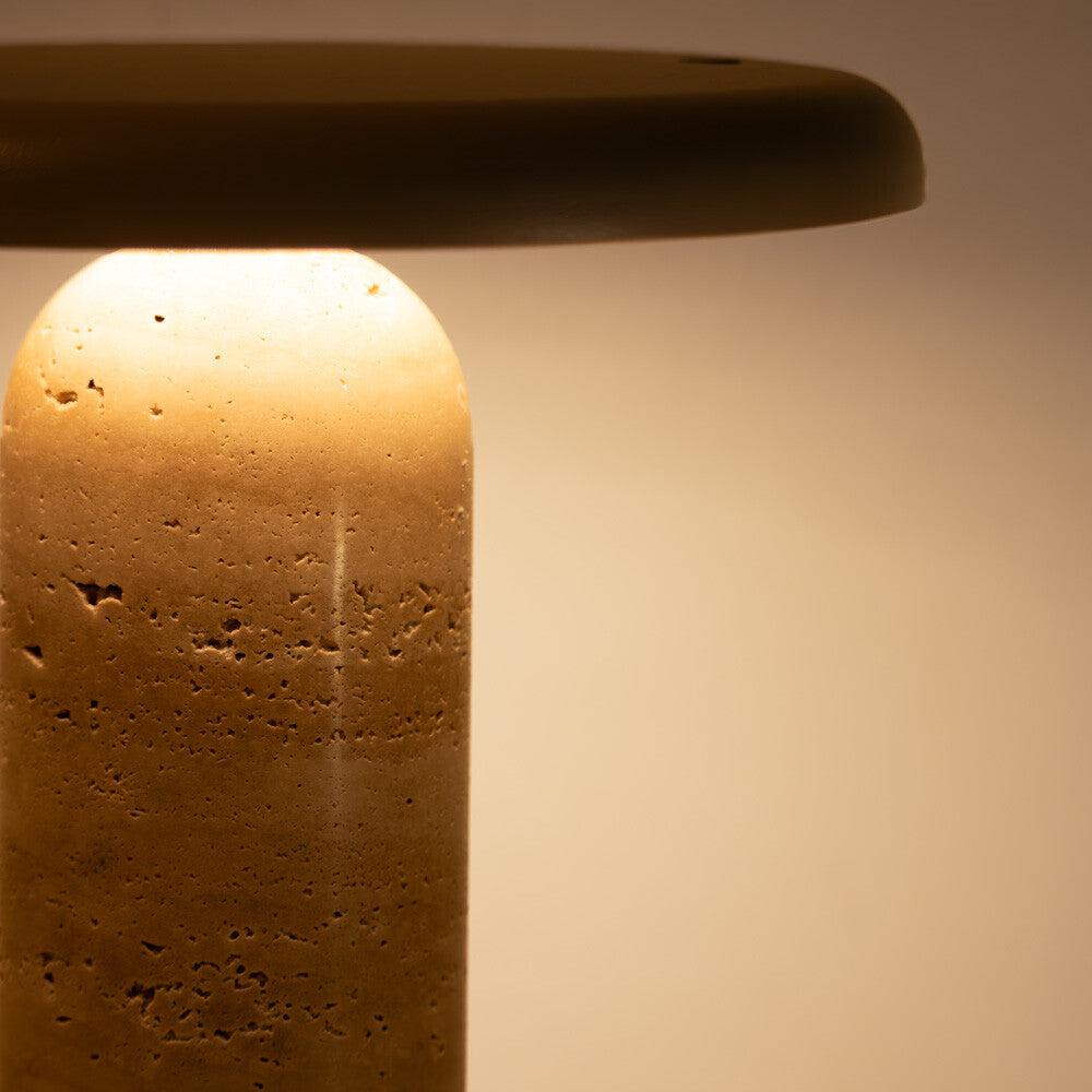 Bello Bordlampe - Beige Stein