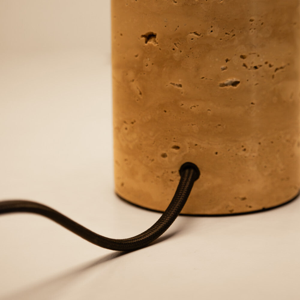 Bello Bordlampe - Beige Stein