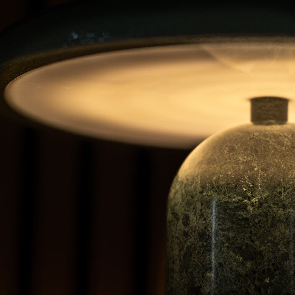 Bello Bordlampe - Grønn Marmor