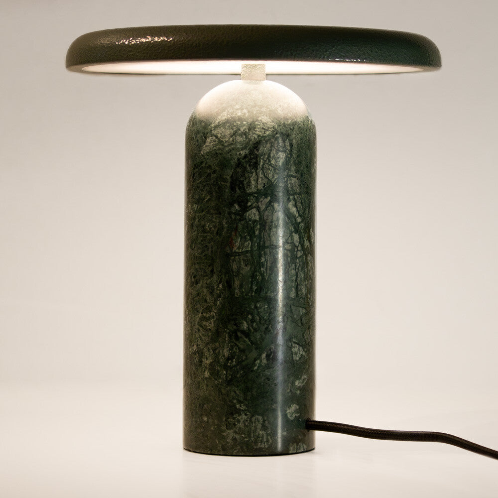 Bello Bordlampe - Grønn Marmor