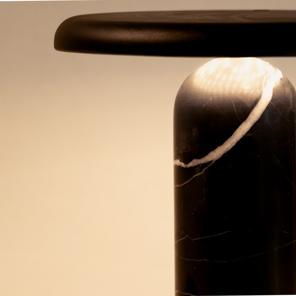 Bello Bordlampe - Sort Marmor