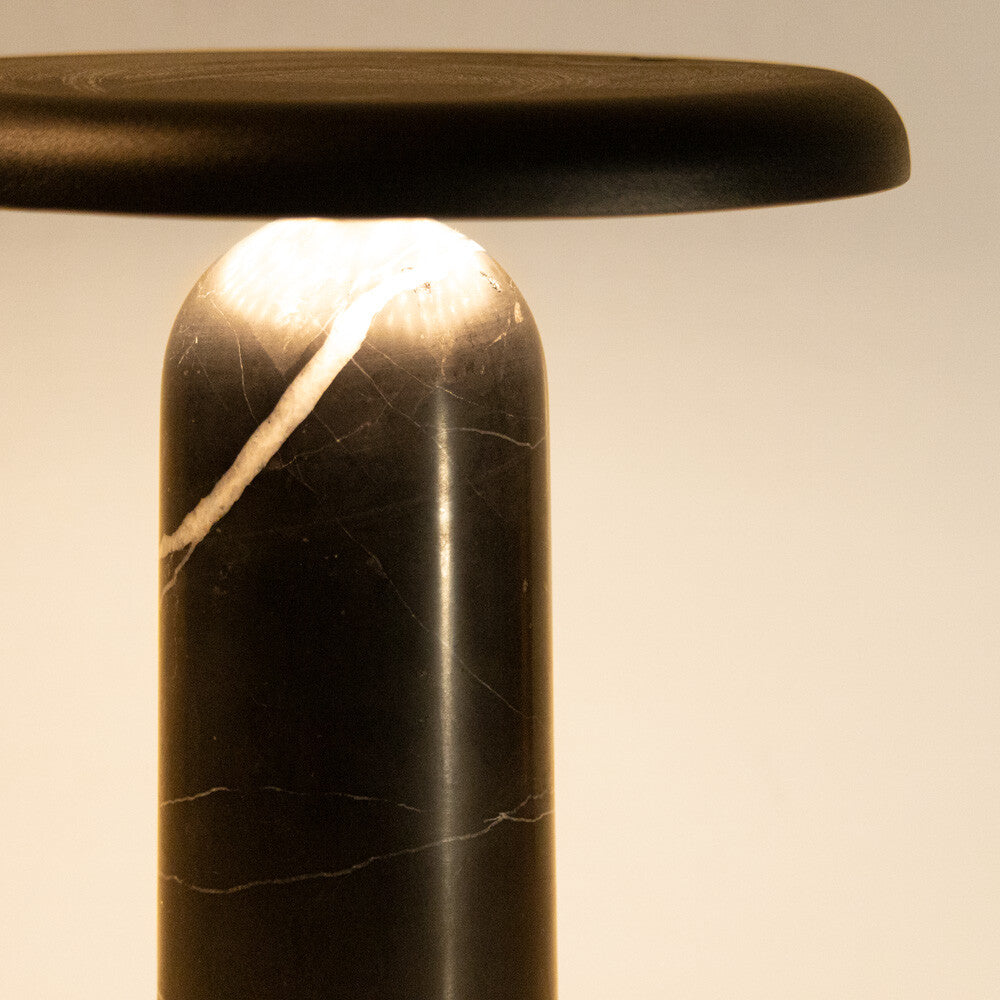 Bello Bordlampe - Sort Marmor