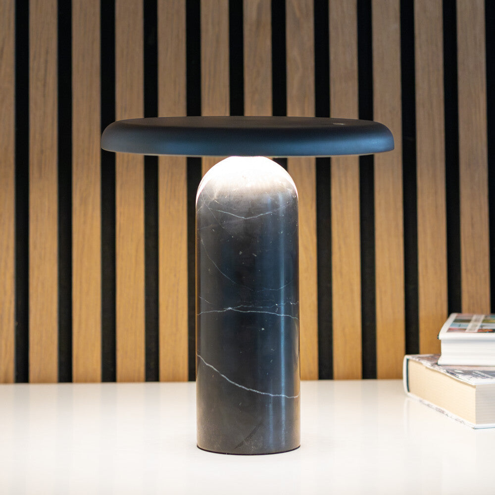 Bello Bordlampe - Sort Marmor