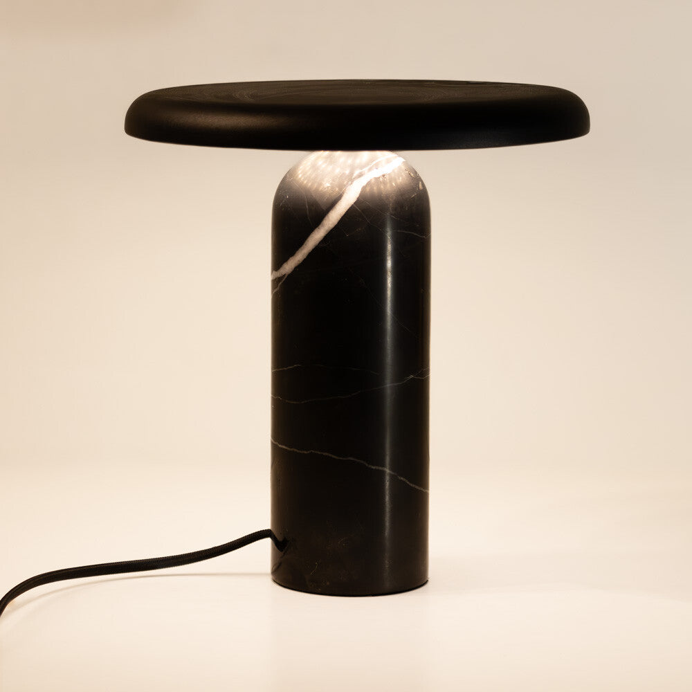 Bello Bordlampe - Sort Marmor