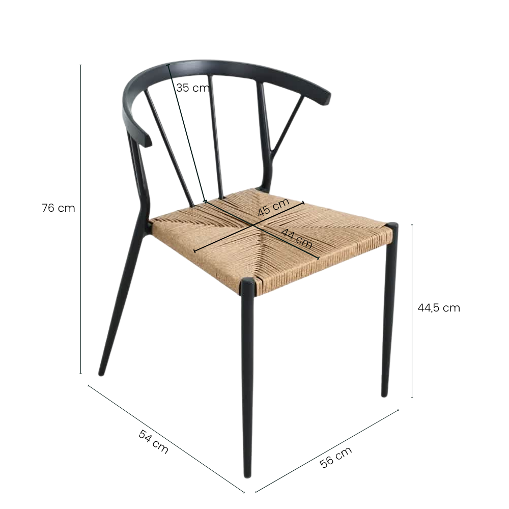Belmonte Hagestol - Natur Rattan