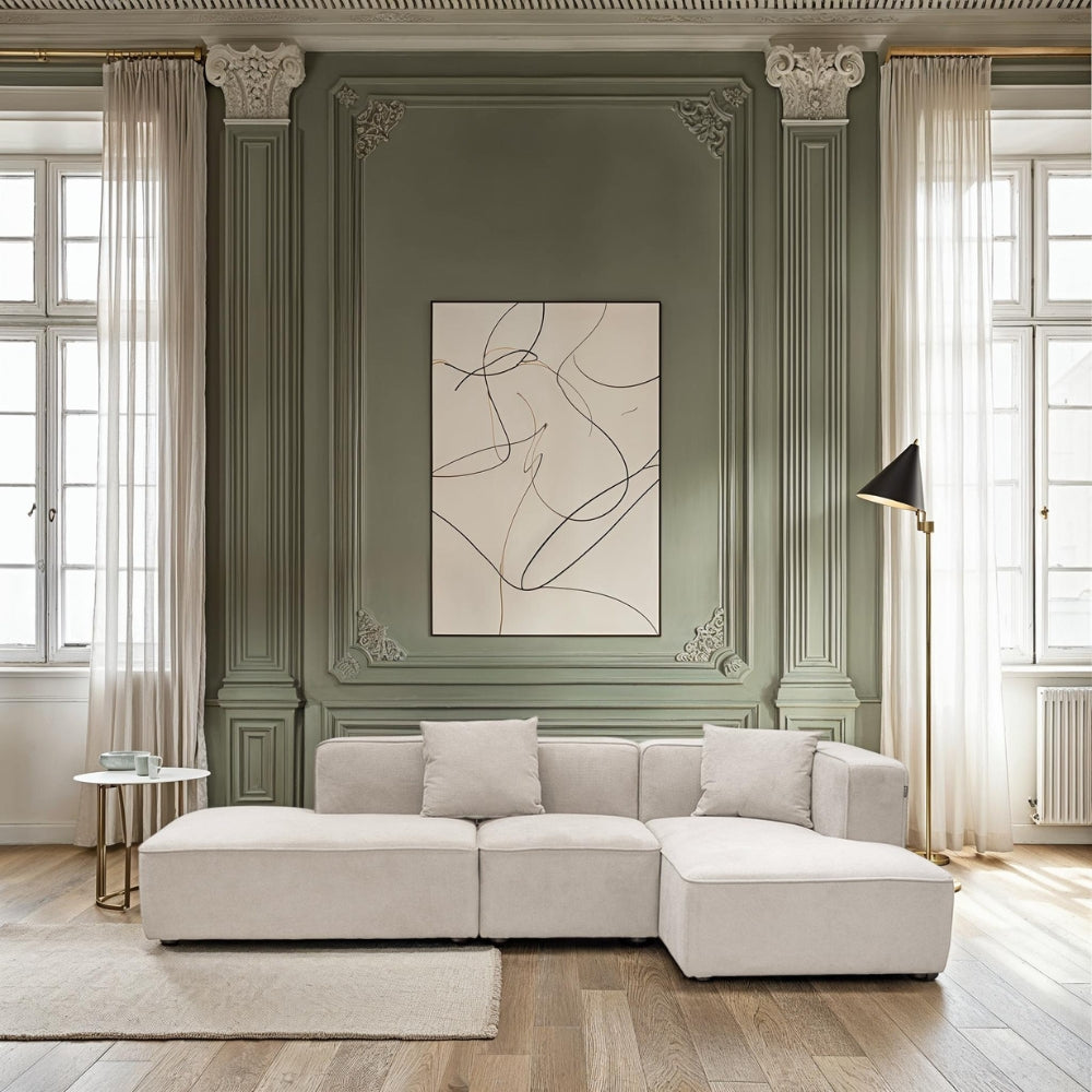 Benne Modulsofa - Høyrevendt - Beige