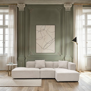 Benne Modulsofa - Høyrevendt - Beige