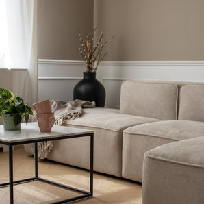 Benne Venstre open-end modul - Beige