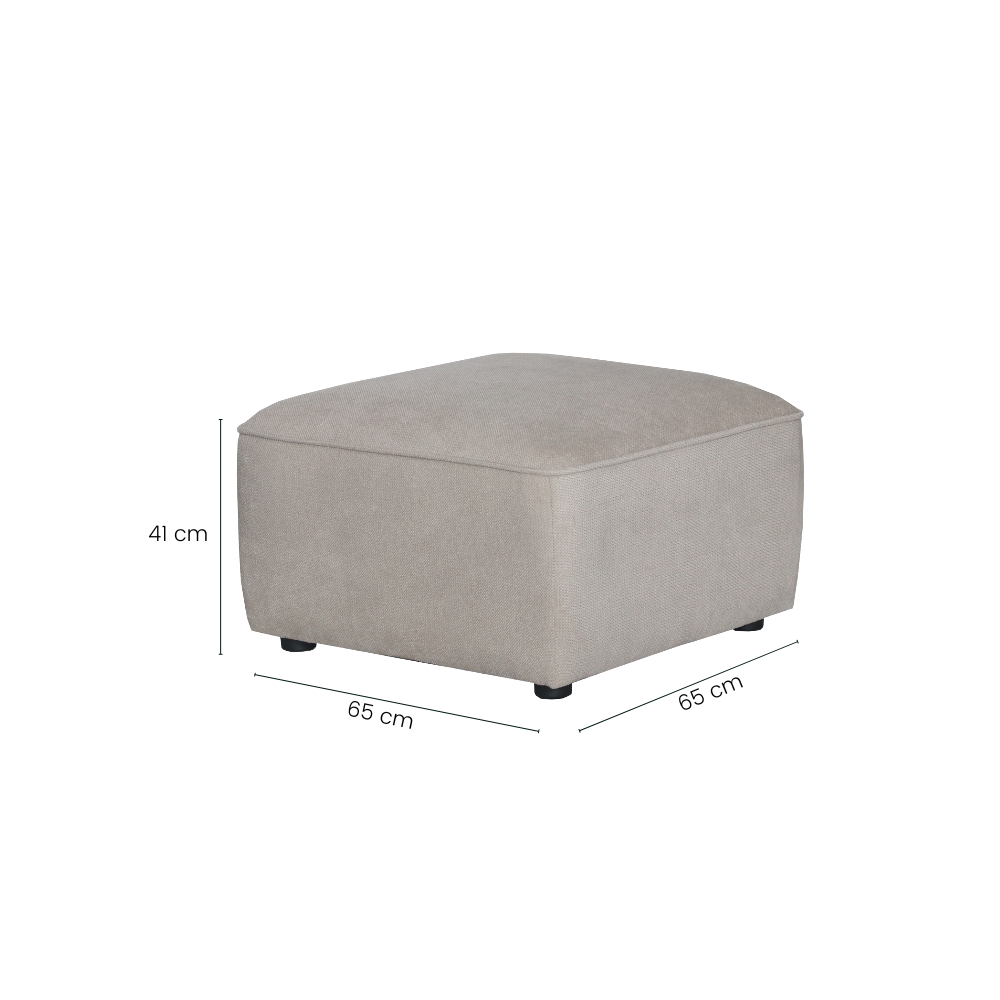 Benne puff - Beige