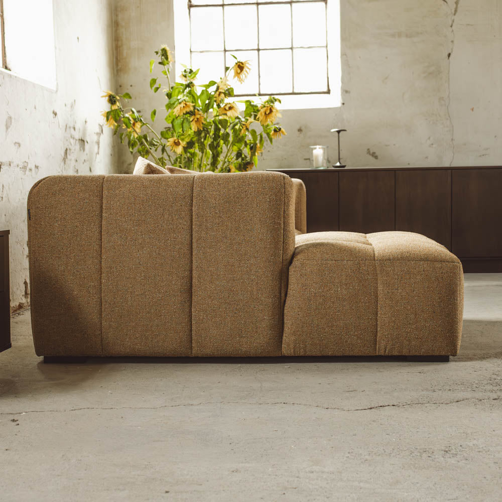 Bora Sofa - Venstrevendt - 240 cm - Gul
