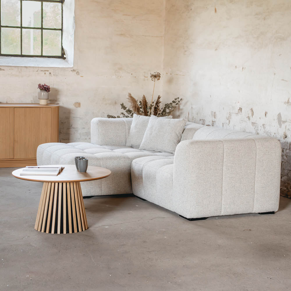 Bora Sofa - Venstrevendt - 240 cm - Hvid