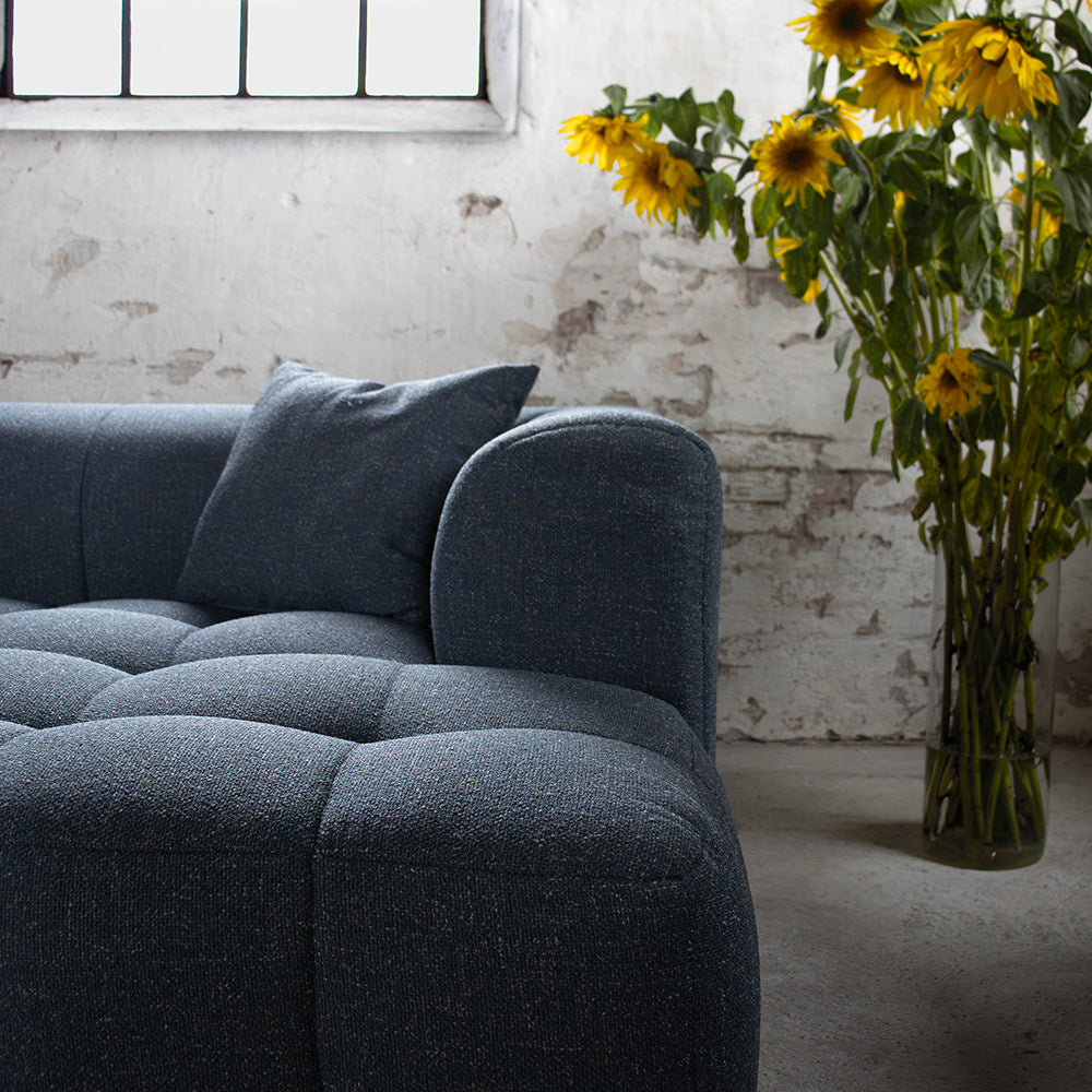 Bora Sofa - Høyrevendt - 240 cm - Blå