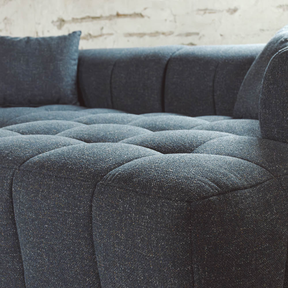 Bora Sofa - Høyrevendt - 240 cm - Blå
