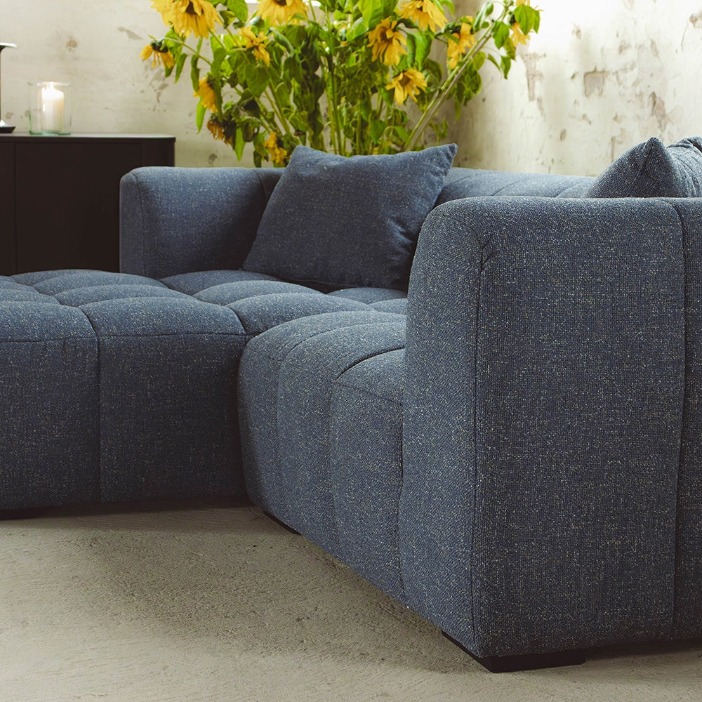 Bora Sofa - Venstrevendt - 240 cm - Blå