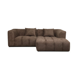 Bora Sofa - Brun - Høyrevendt - 240 cm