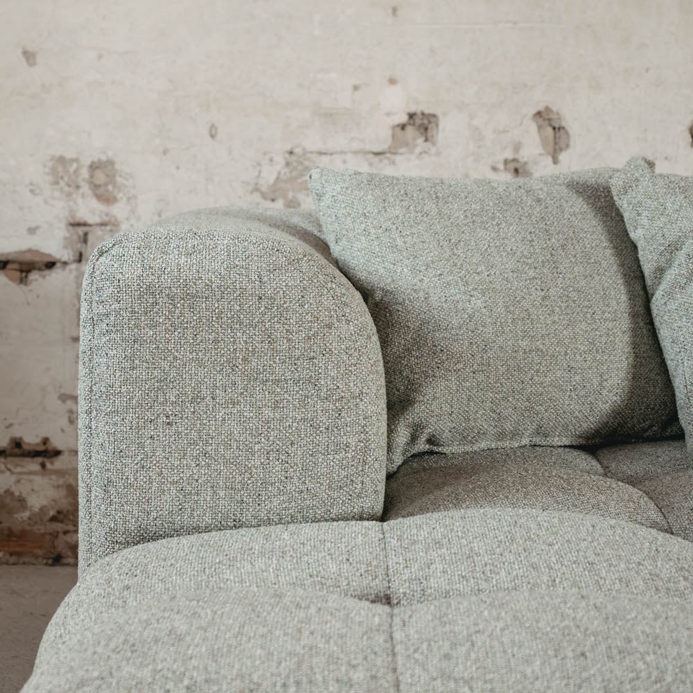 Bora Sofa - Høyrevendt - 240 cm - Olivengrøn