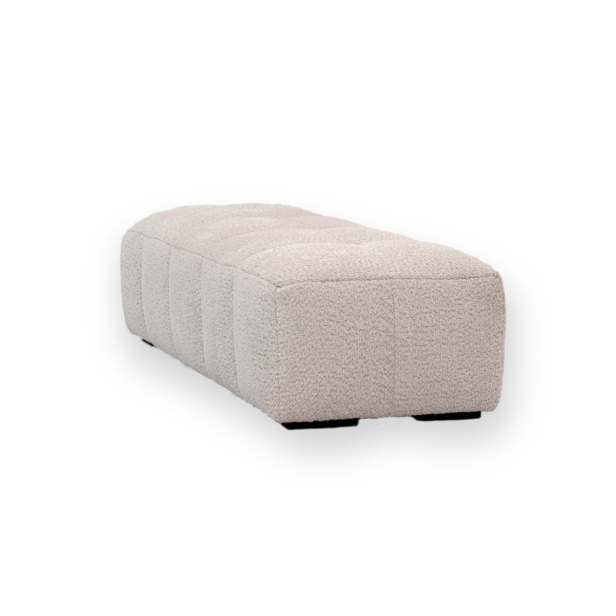 Bora Puff - Beige Bouclé