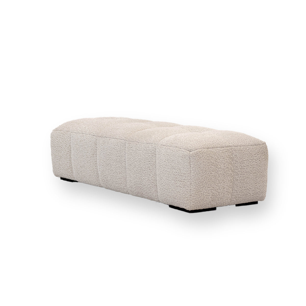 Bora Puff - Beige Bouclé
