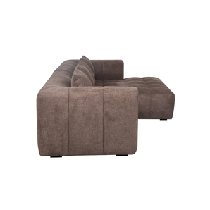 Bora Sofa i Brun XL - Høyrevendt - 300 cm