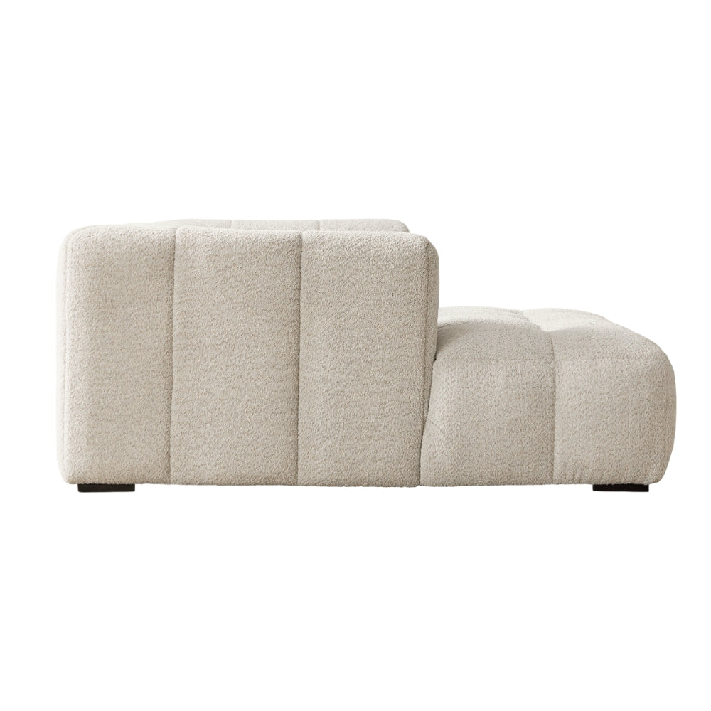 Bora Sofa - Venstrevendt - 240 cm - Beige Bouclé