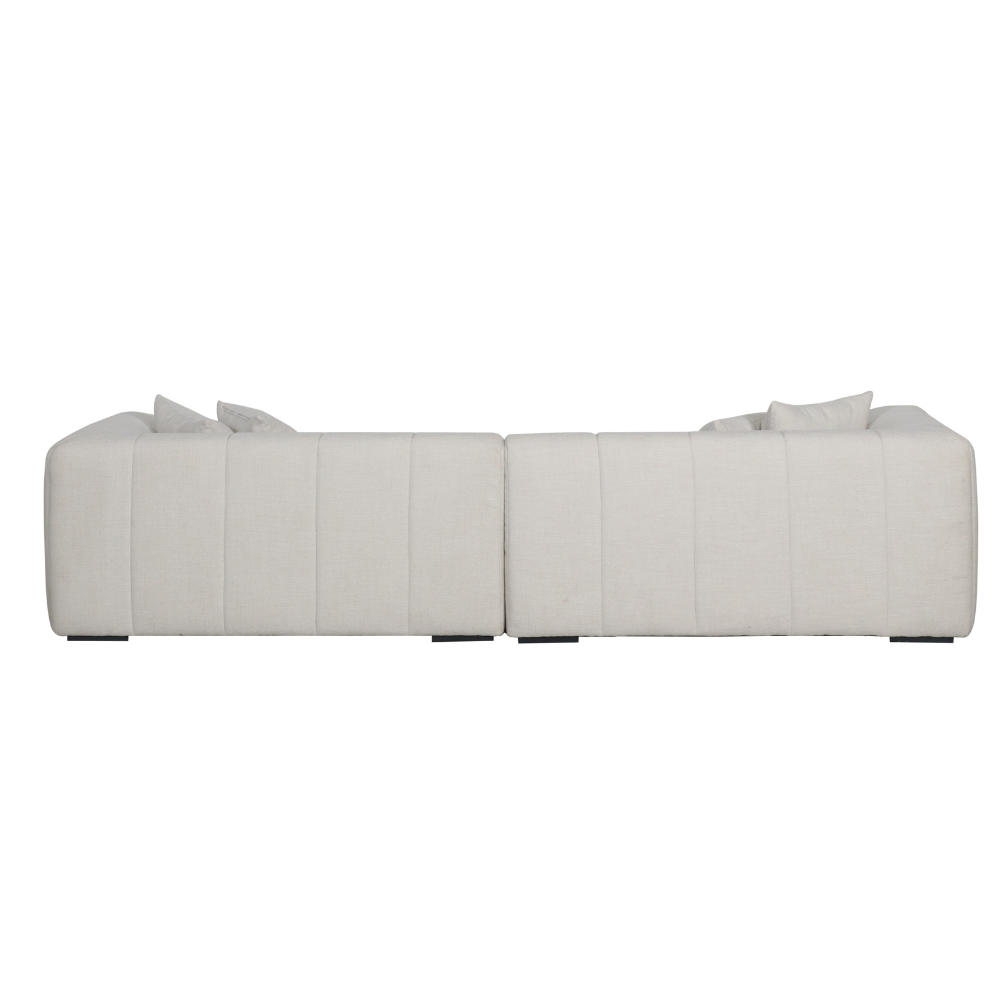Bora Sofa - Høyrevendt - 300 cm XL - Beige Boucle