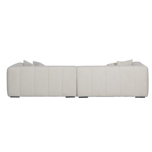 Bora Sofa i Beige Boucle XL - Høyrevendt - 300 cm