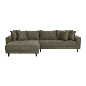 Milo Sofa - Vendbar Chaiselong 283 cm - Grønn
