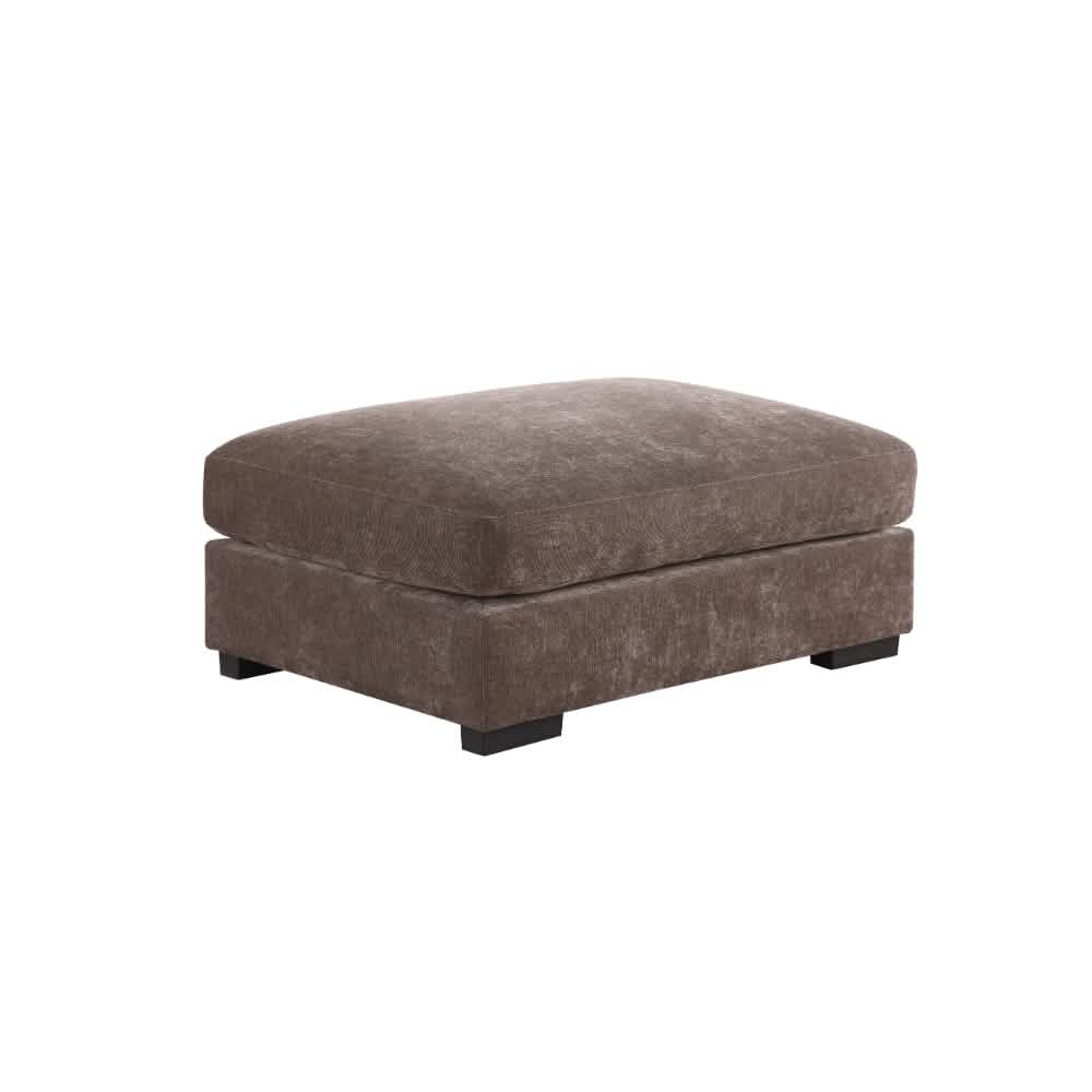 Callie 2,5-Pers. Sofa m. Puff - 260 cm - Brun
