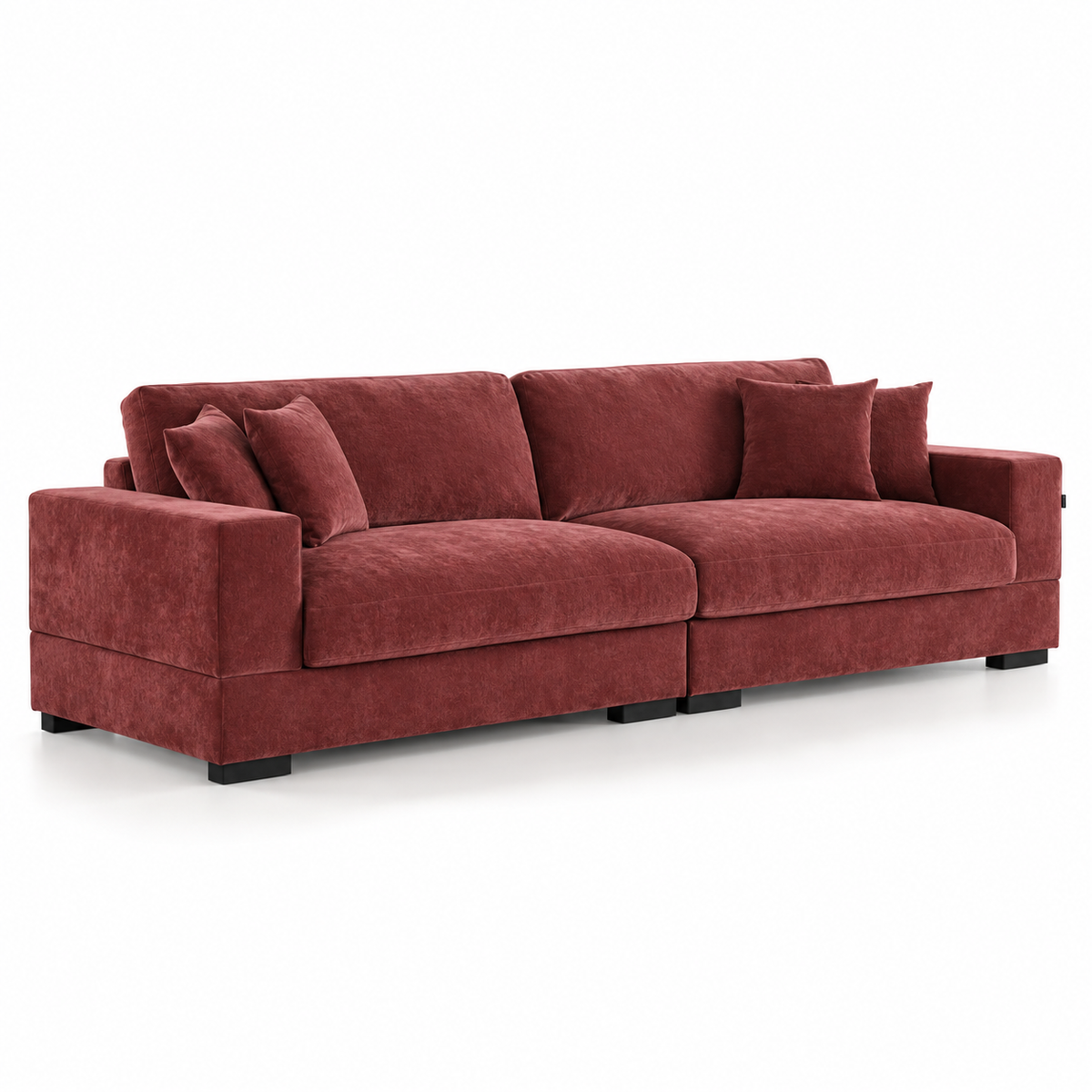 Callie 3-pers sofa - 300 cm - Bordeaux