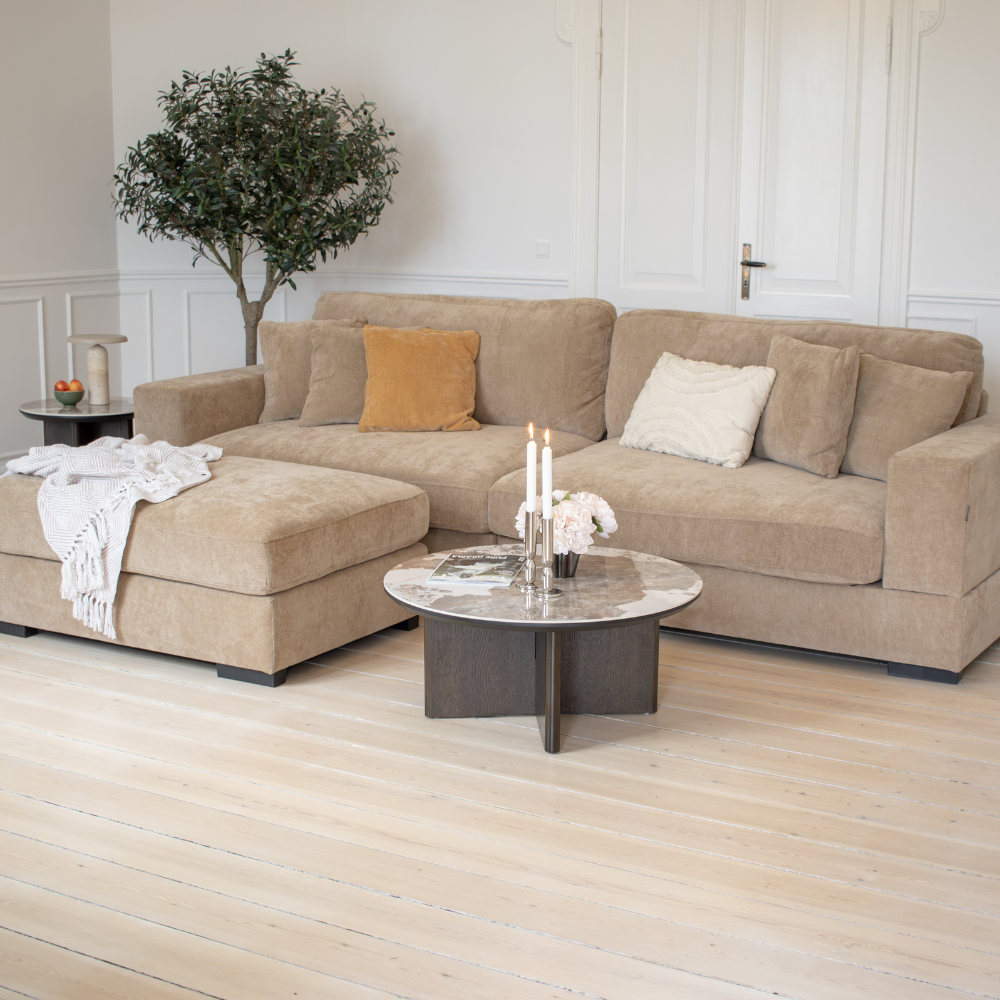 Callie 3-pers sofa 300 cm - Karamell