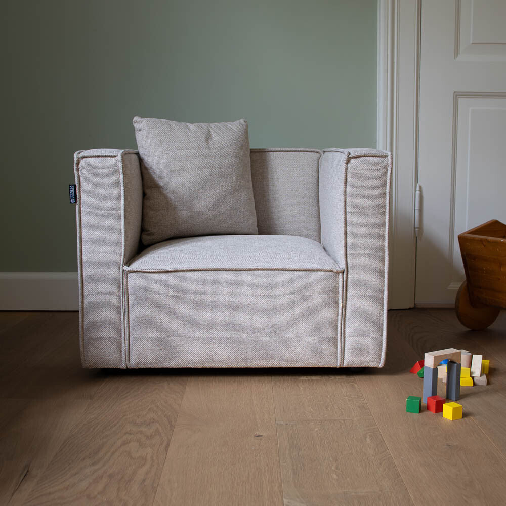 Elias Barnesofa m. Stol - Beige