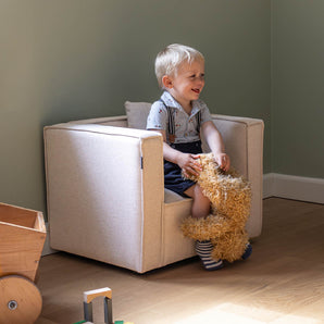 Elias barnestol 60 cm - Beige