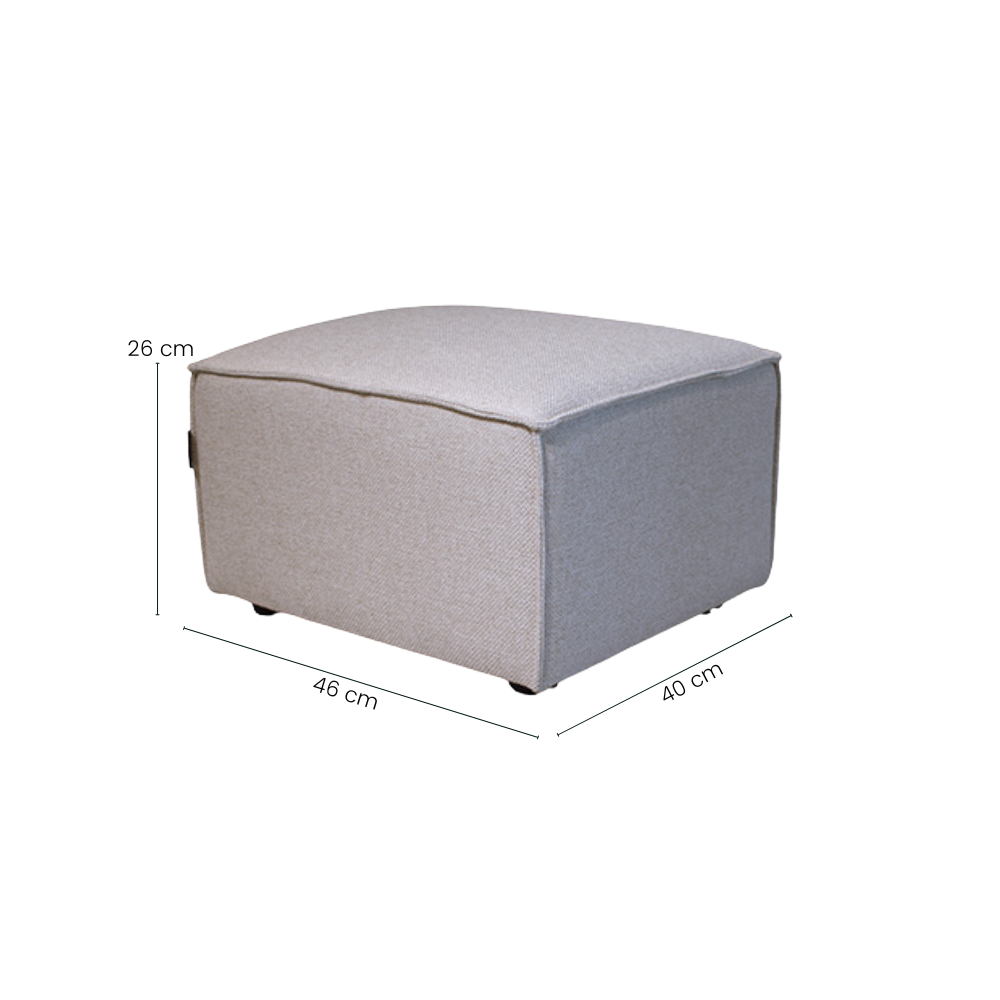 Elias Puff - 40 x 46 cm - Beige