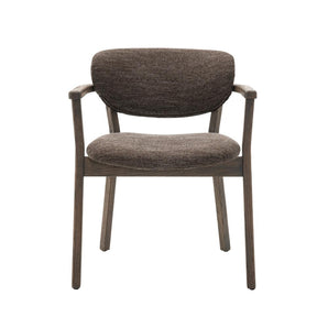 Ellie Spisestol med armlene og mørkt sete - Smoked Eik