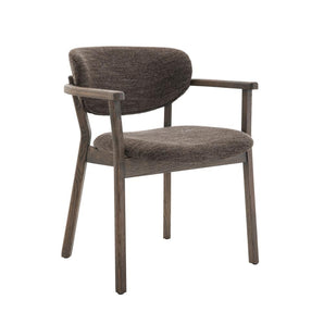 Ellie Spisestol med armlene og mørkt sete - Smoked Eik