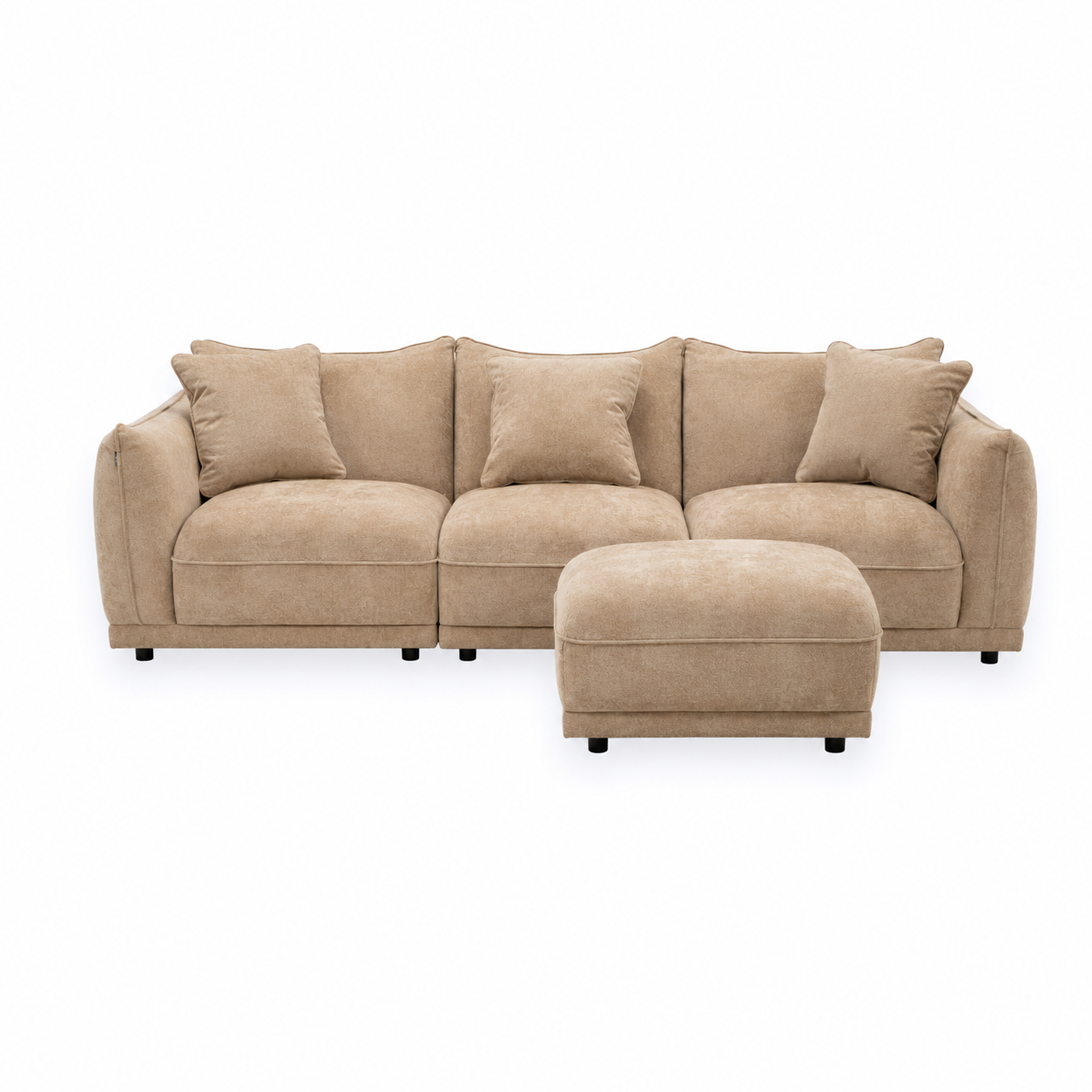 Elliot 3-personers Sofa - Brun