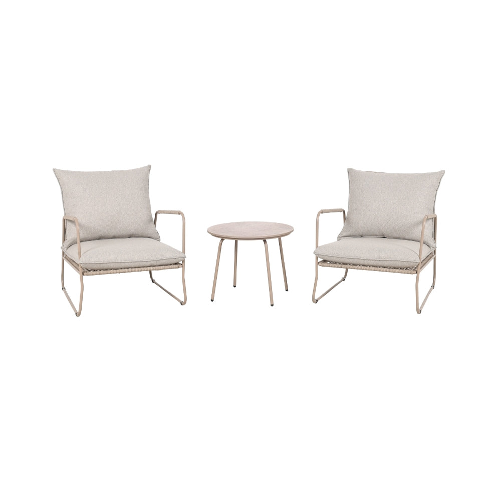 Elvheim Loungesett inkl. bord - Beige