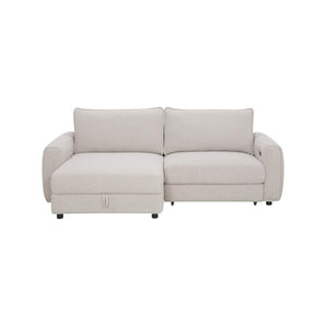 Naya Sofa med elektronisk modul - Venstrevendt - Beige Bouclé