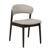 Hanna Spisestol - Smoked Eik m. Beige Sete