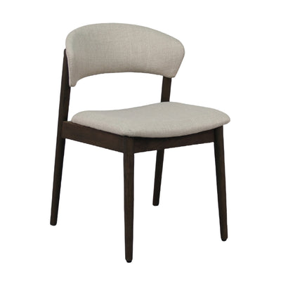 Hanna Spisestol - Smoked Eik m. Beige Sete