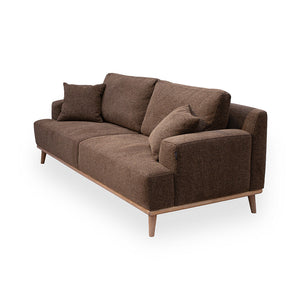 Tomson 3-seters sofa - Brun 220 cm